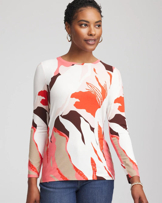 Tropical Touch of Cool™ Layering Tee - Chico's