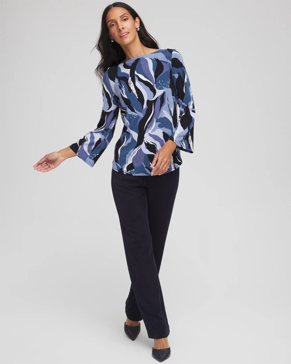 Travelers™ Wave Straight Neck Tunic - Chico's