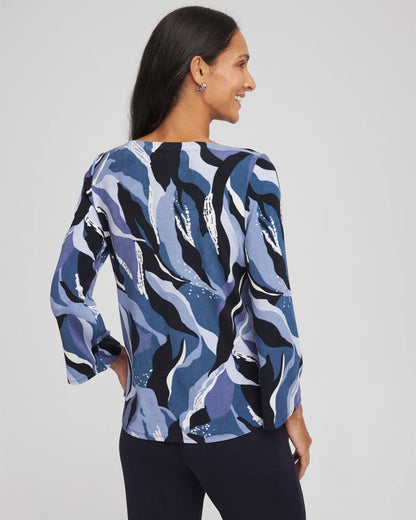 Travelers™ Wave Straight Neck Tunic - Chico's