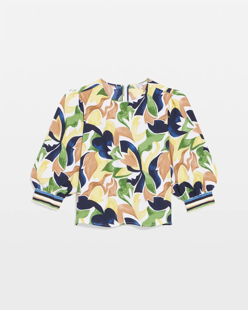 Mod Blooms Matte Satin Pullover - Chico's
