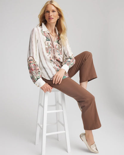 Silky Classic-Fit Shirt - Chico's
