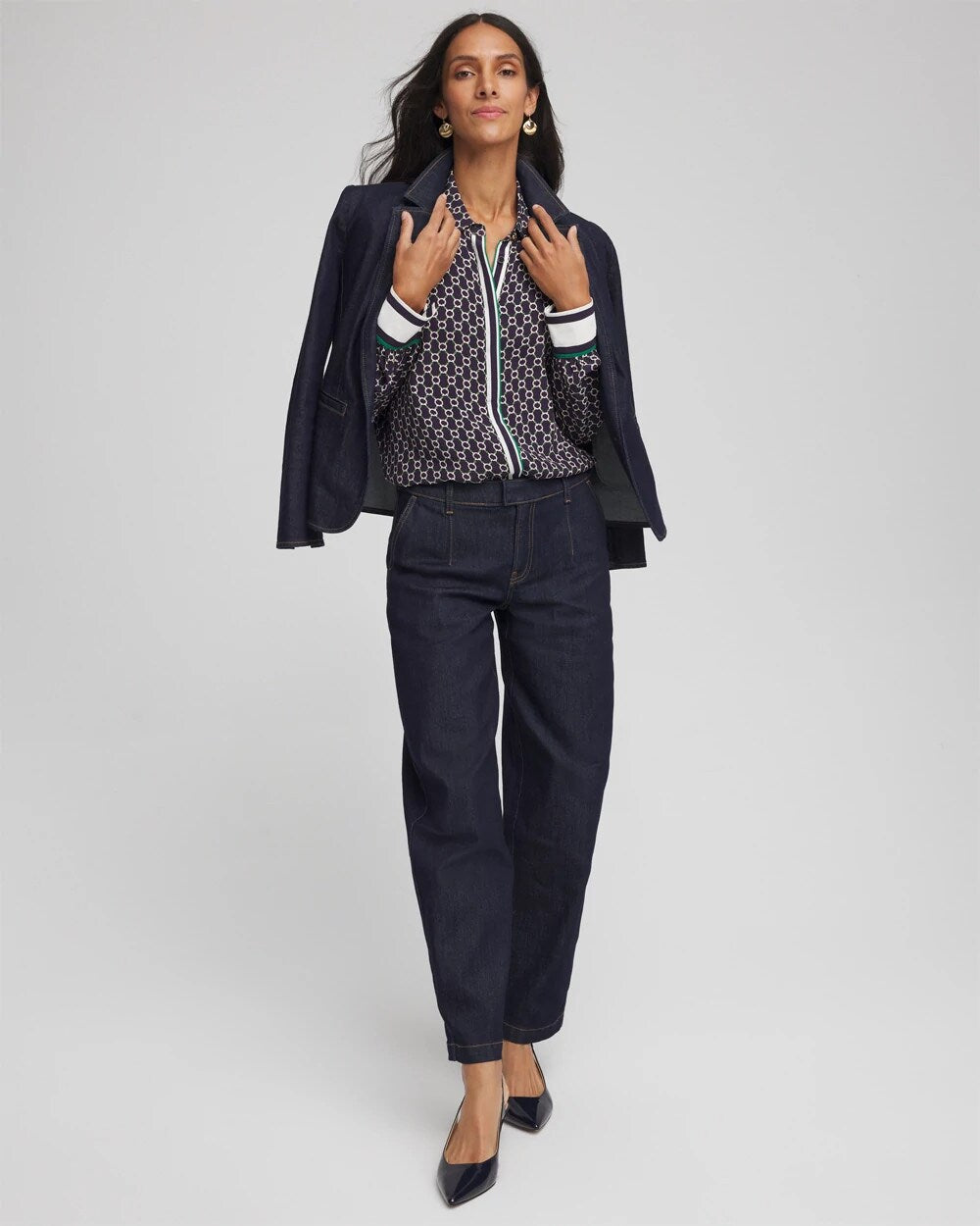 Faux Silk Twill Shirt - Chico's