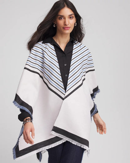 Woven Reversible Ruana - Chico's