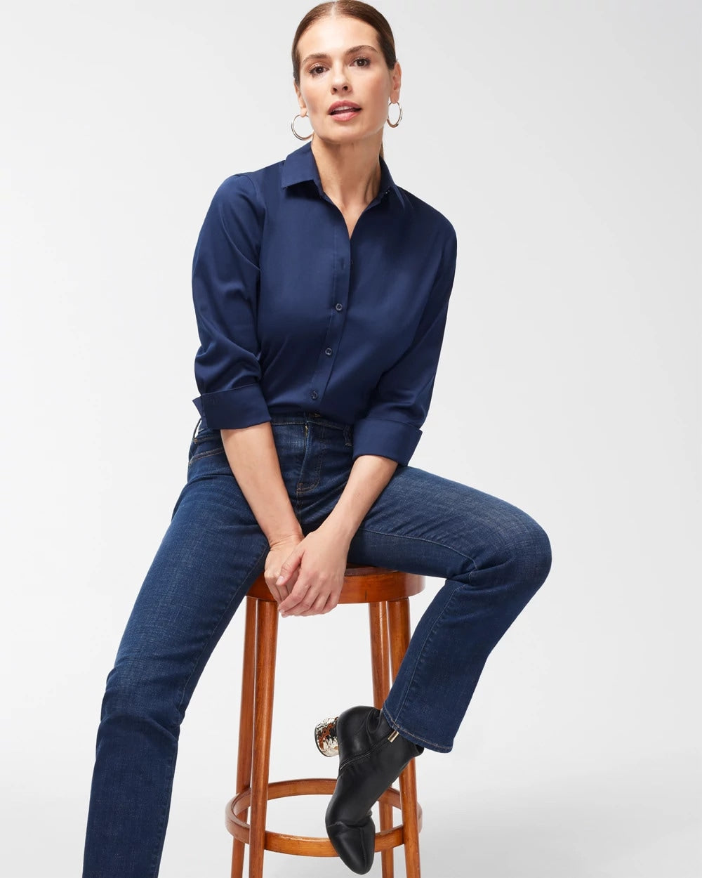 No Iron™ Stretch Shirt - Chico's