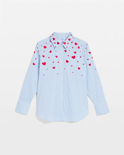 V-Day Striped Poplin Shirt - Chico's
