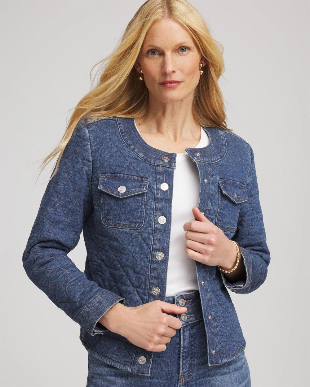 Quilted Denim Jacket - Chico's