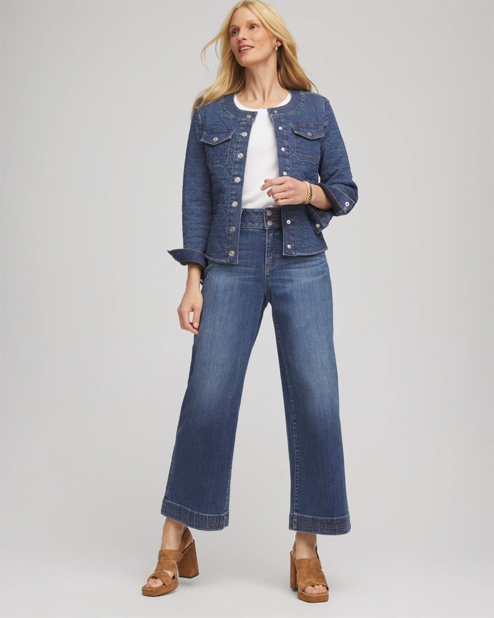 Quilted Denim Jacket - Chico's
