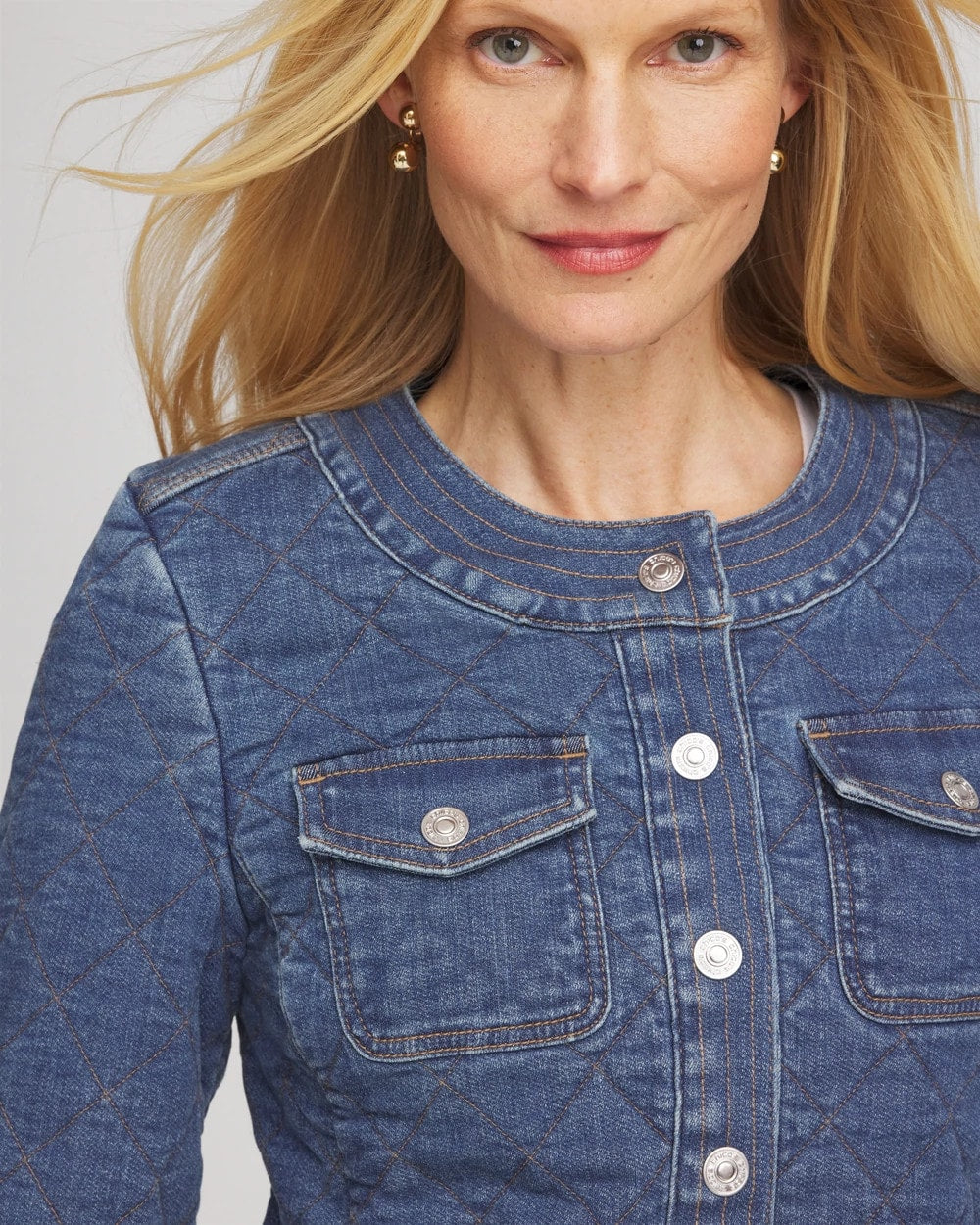 Quilted Denim Jacket - Chico's