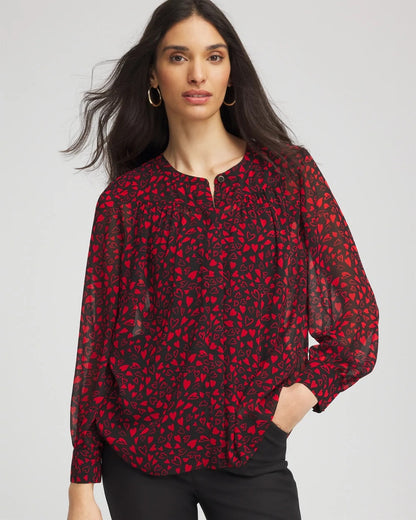 Lover Girl Georgette Blouse - Chico's