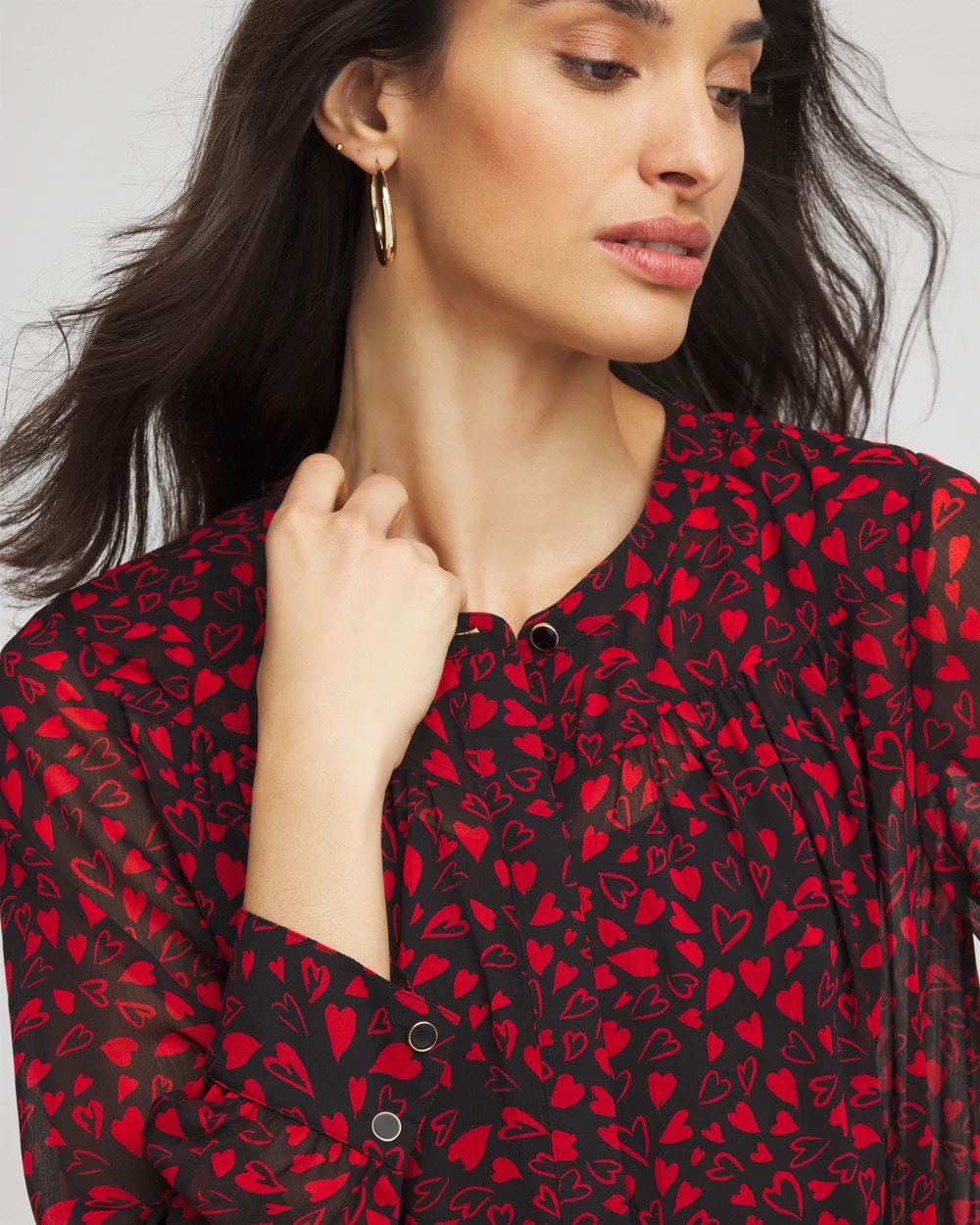 Lover Girl Georgette Blouse - Chico's