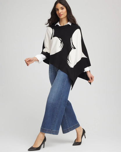 Love Brush Convertible Sweater Poncho - Chico's