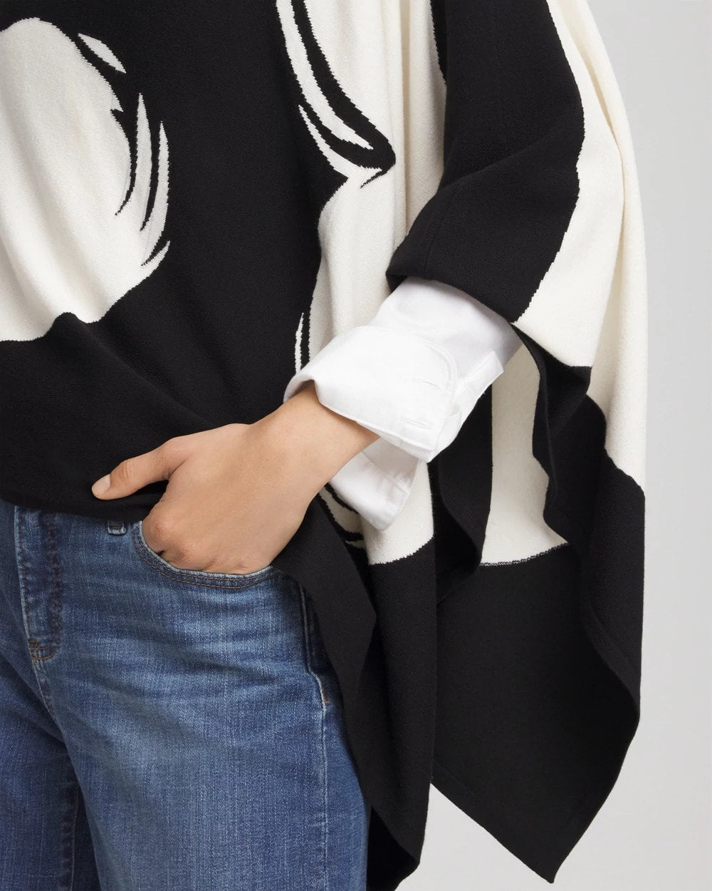 Love Brush Convertible Sweater Poncho - Chico's