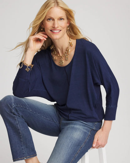 Dolman Denim Tee - Chico's