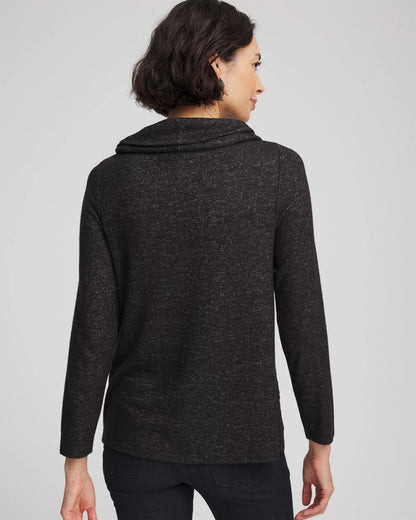 Lace Hem Cowlneck Top - Chico's