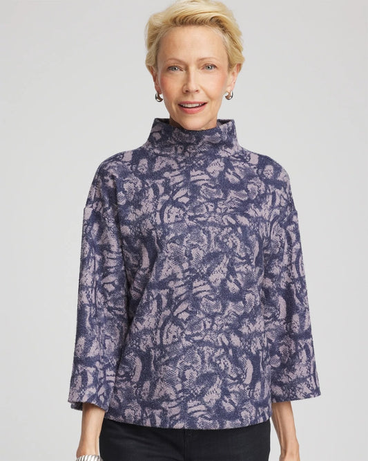 Animal Cozy Turtleneck - Chico's