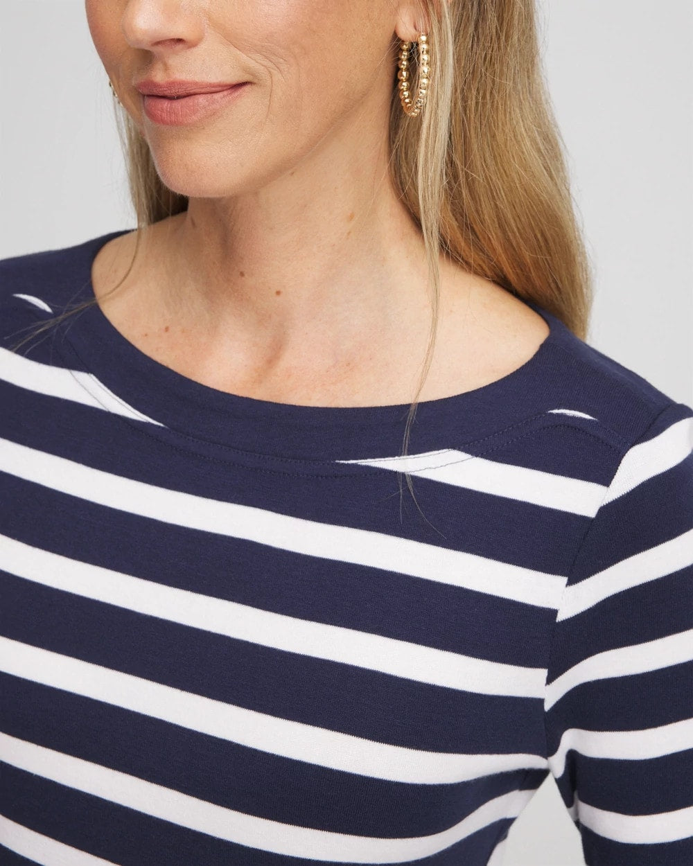 Stretch Cotton Boatneck Tunic - Chico's