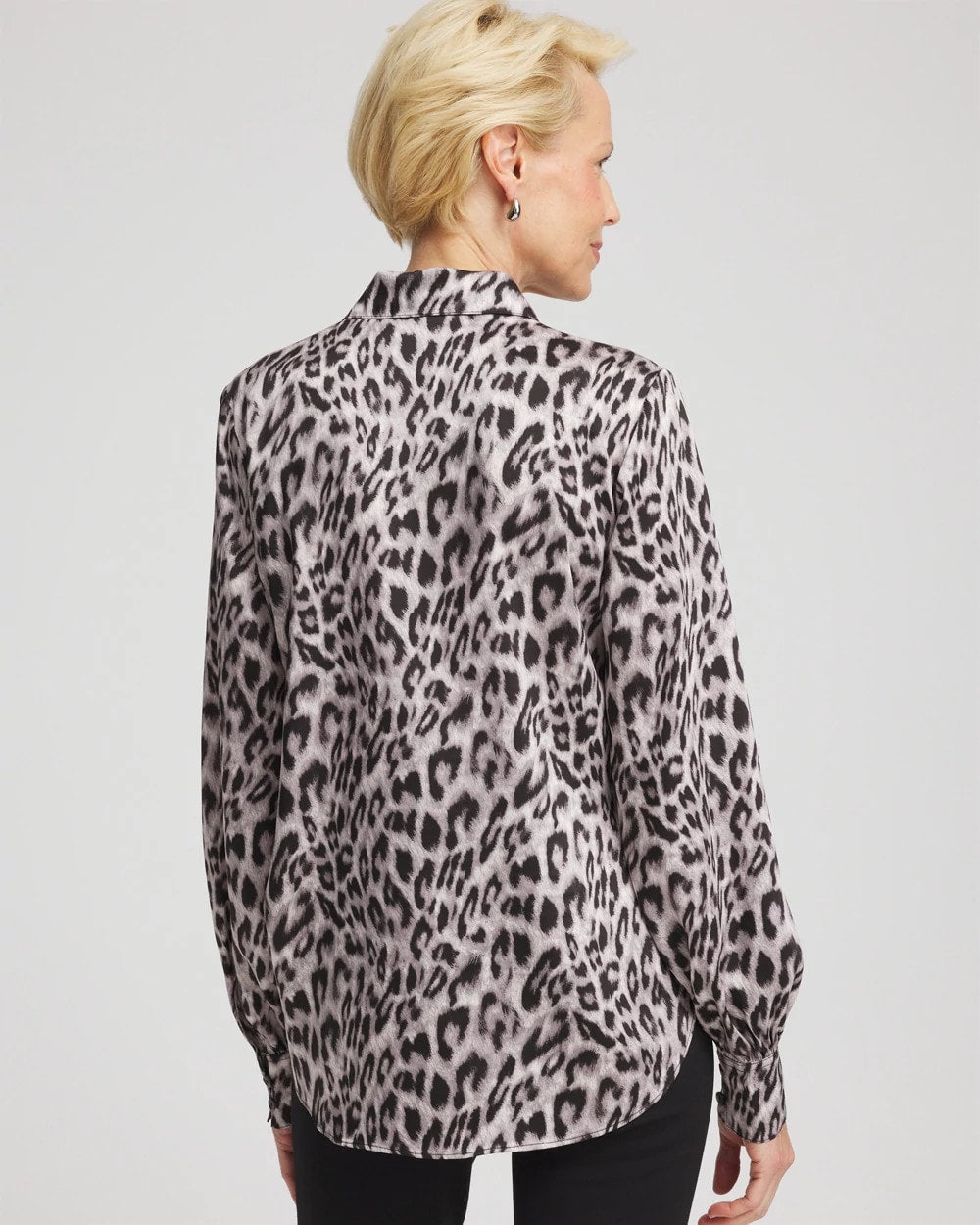 Faux Silk Snowy Animal Shirt - Chico's