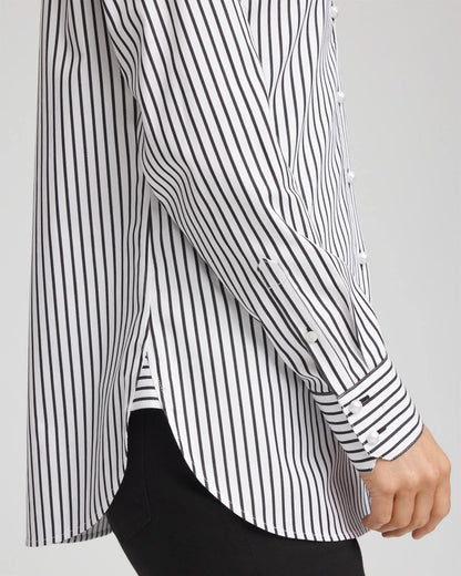 No Iron™ Lurex Striped Shirt - Chico's