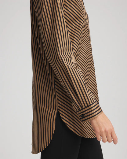 No Iron™ Slimming Imperial Stripe Tunic - Chico's