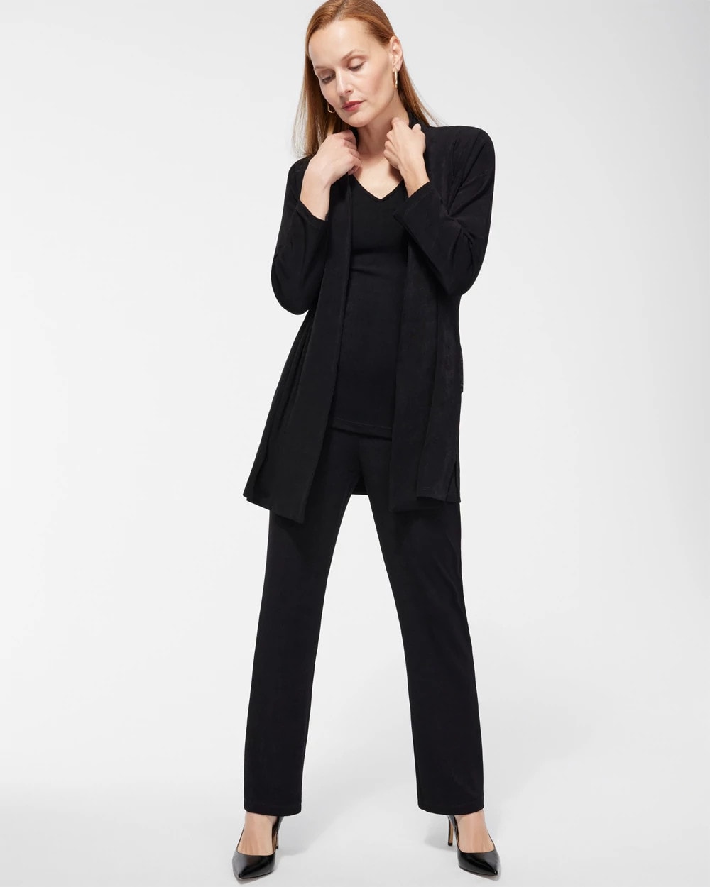 Travelers™ Classic Long Knit Jacket - Chico's