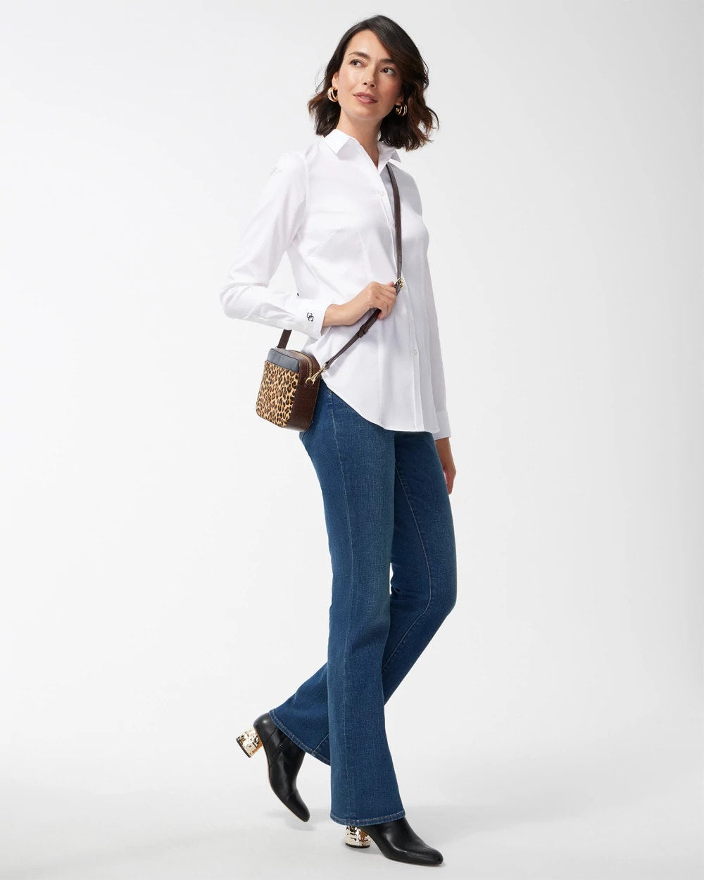 No Iron™ Fitted Stretch Shirt - Chico's