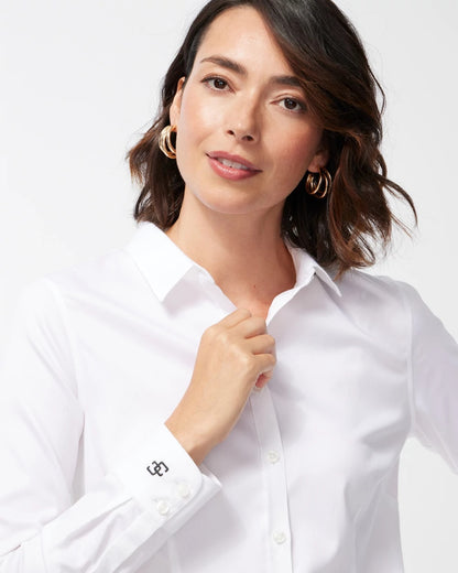 No Iron™ Fitted Stretch Shirt - Chico's