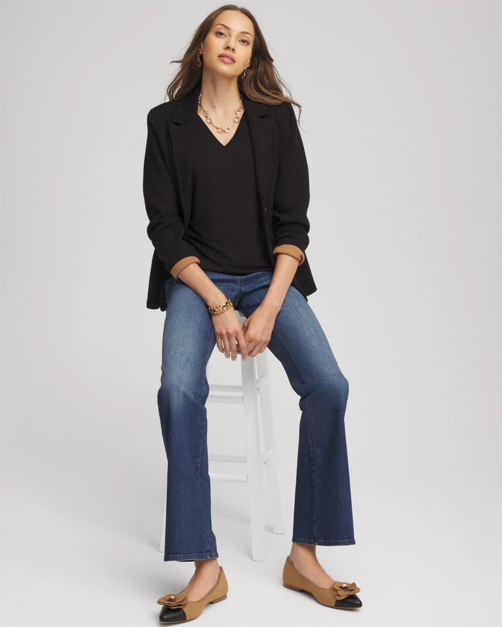 Touch of Cool™ V-Neck Layering Tee - Chico's