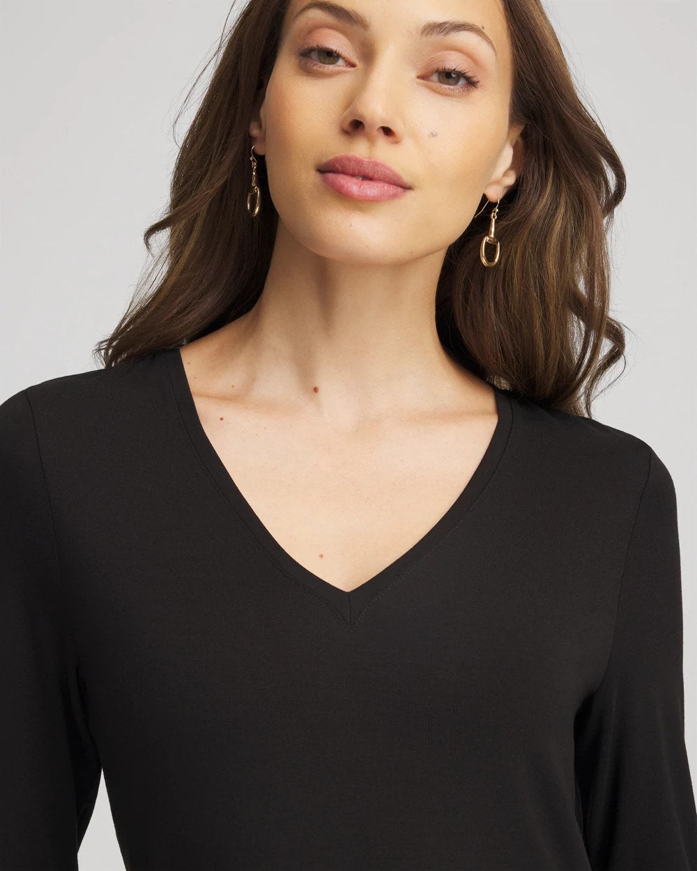 Touch of Cool™ V-Neck Layering Tee - Chico's