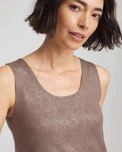 Foiled Microfiber Tank - Chico's