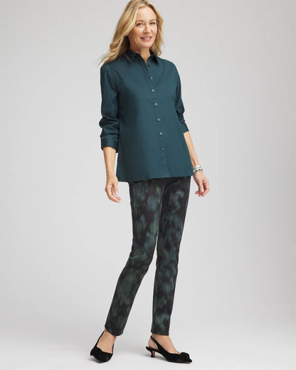 Rhinestone Embellished Poplin Tunic - Chico's