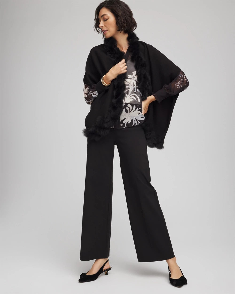 Faux Fur Cocoon - Chico's