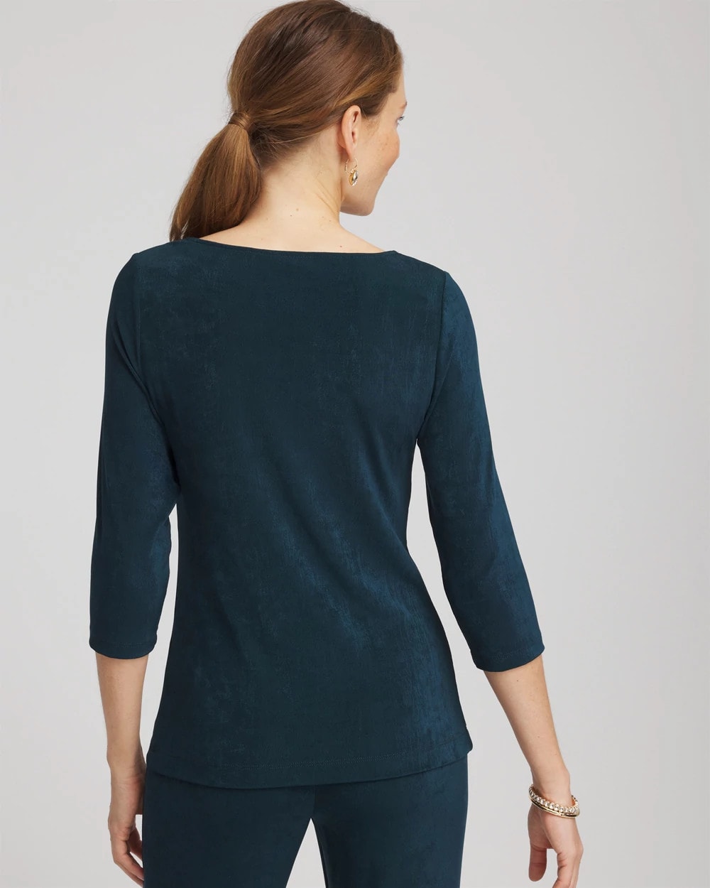 Travelers™ Asymmetrical 3/4 Sleeve Top - Chico's