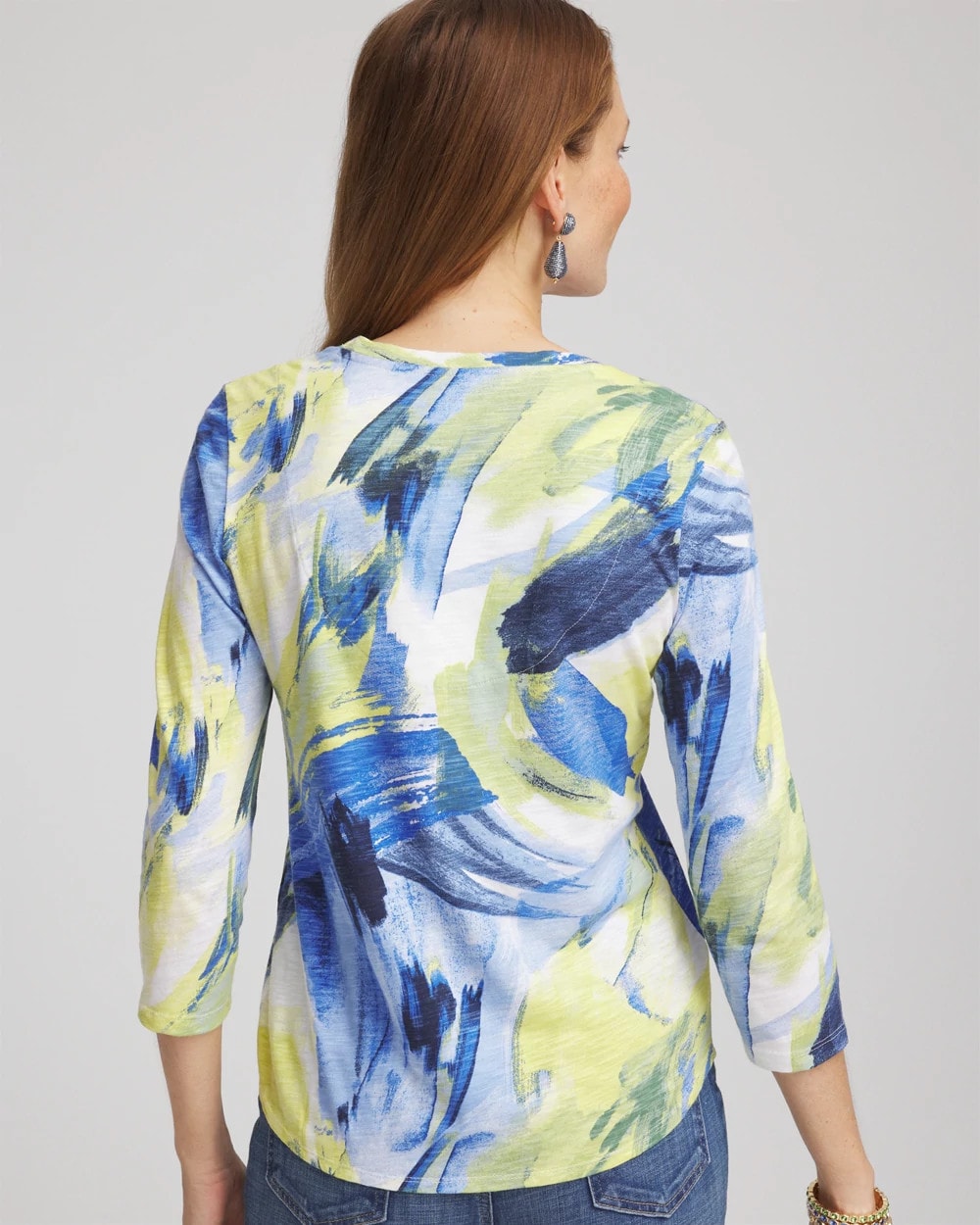 Slub 3/4 Sleeve Tee - Chico's