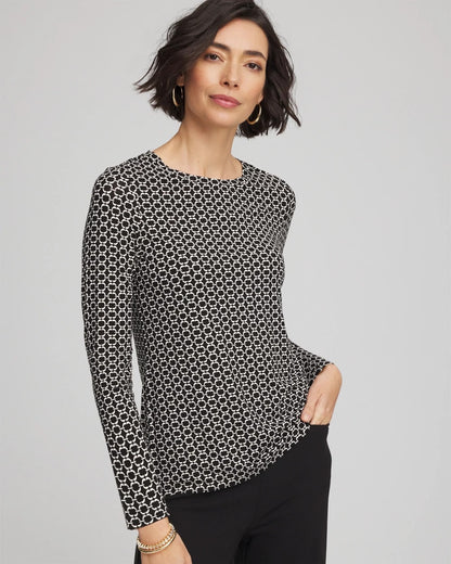 Touch of Cool™ Crewneck Layering Tee - Chico's