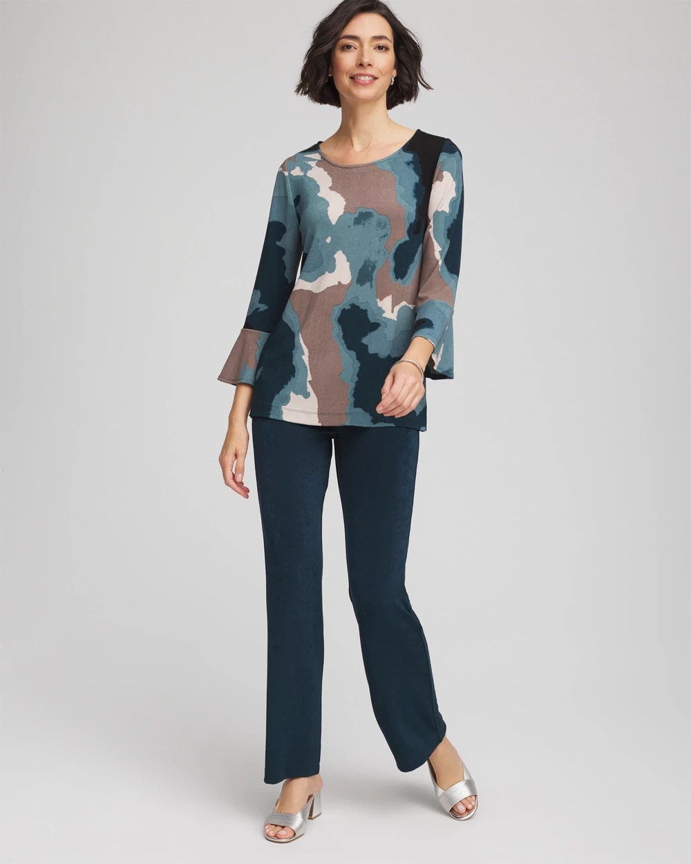 Travelers™ Crystal Flounce Sleeve Tunic - Chico's