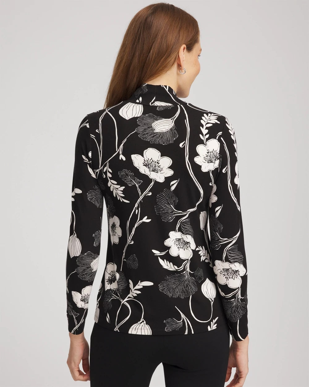 Touch of Cool™ Mockneck Layering Tee - Chico's