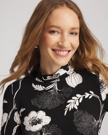 Touch of Cool™ Mockneck Layering Tee - Chico's
