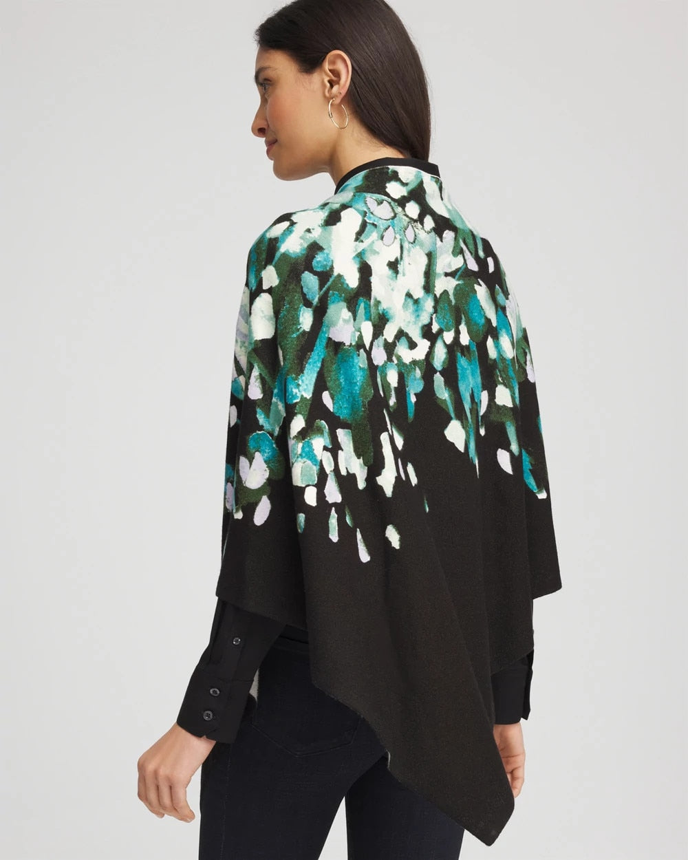 Convertible Knit Boatneck Poncho - Chico's
