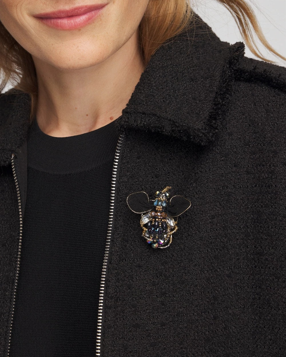 Beaded Bee Brooch - Chico's