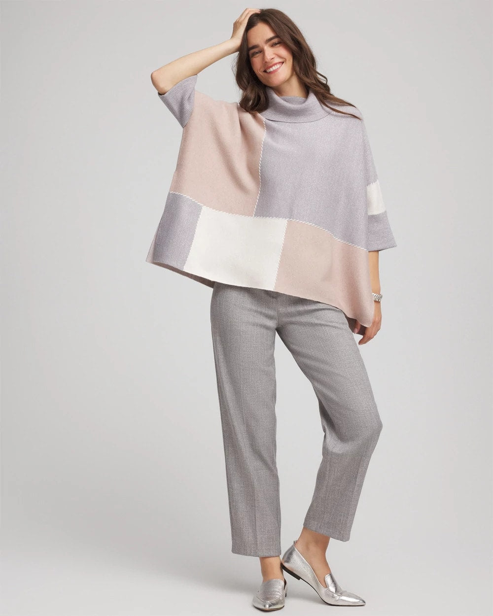 Quilted Chic Cowlneck Poncho - Chico's