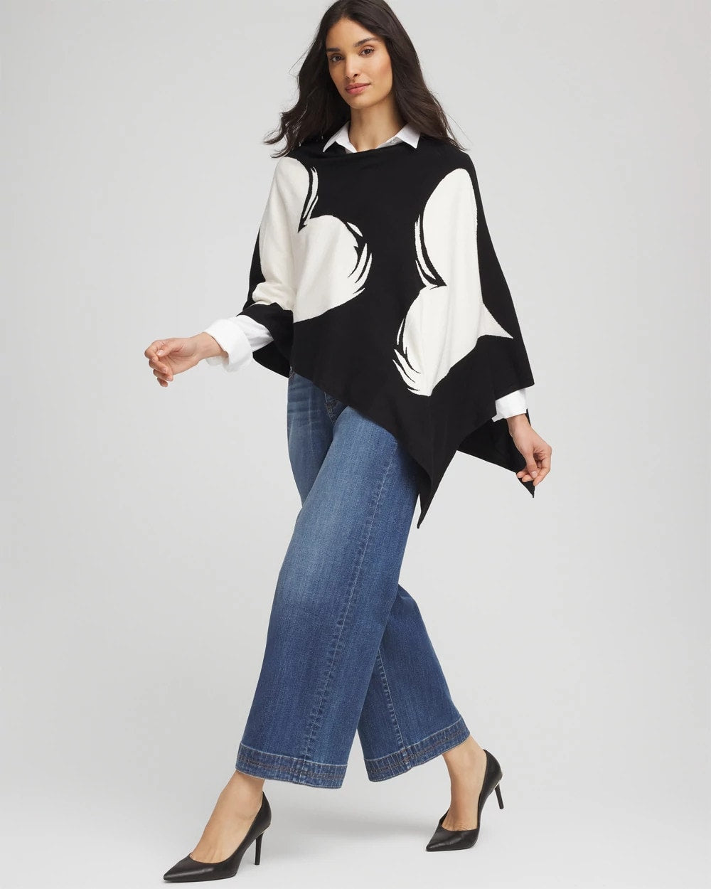 Love Brush Convertible Sweater Poncho - Chico's