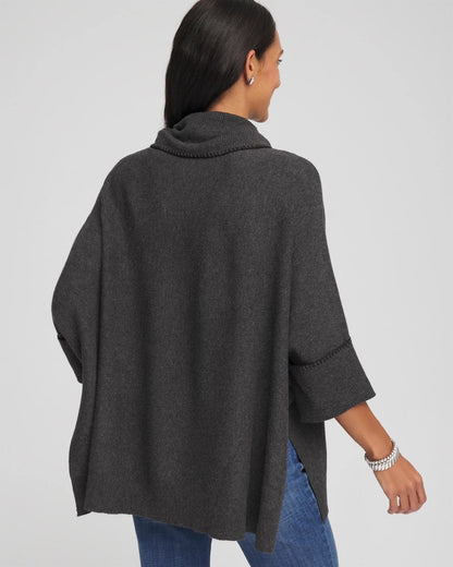 Cowlneck Poncho - Chico's