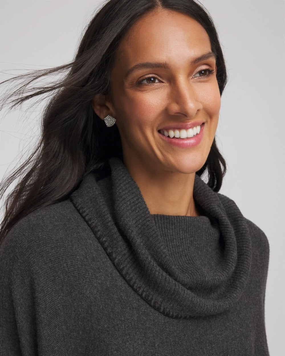 Cowlneck Poncho - Chico's