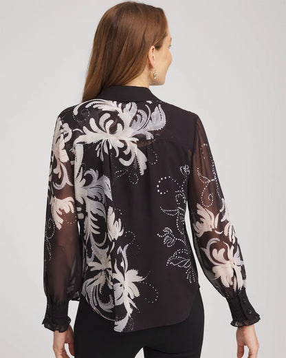 Georgette Flow Print Blouse - Chico's