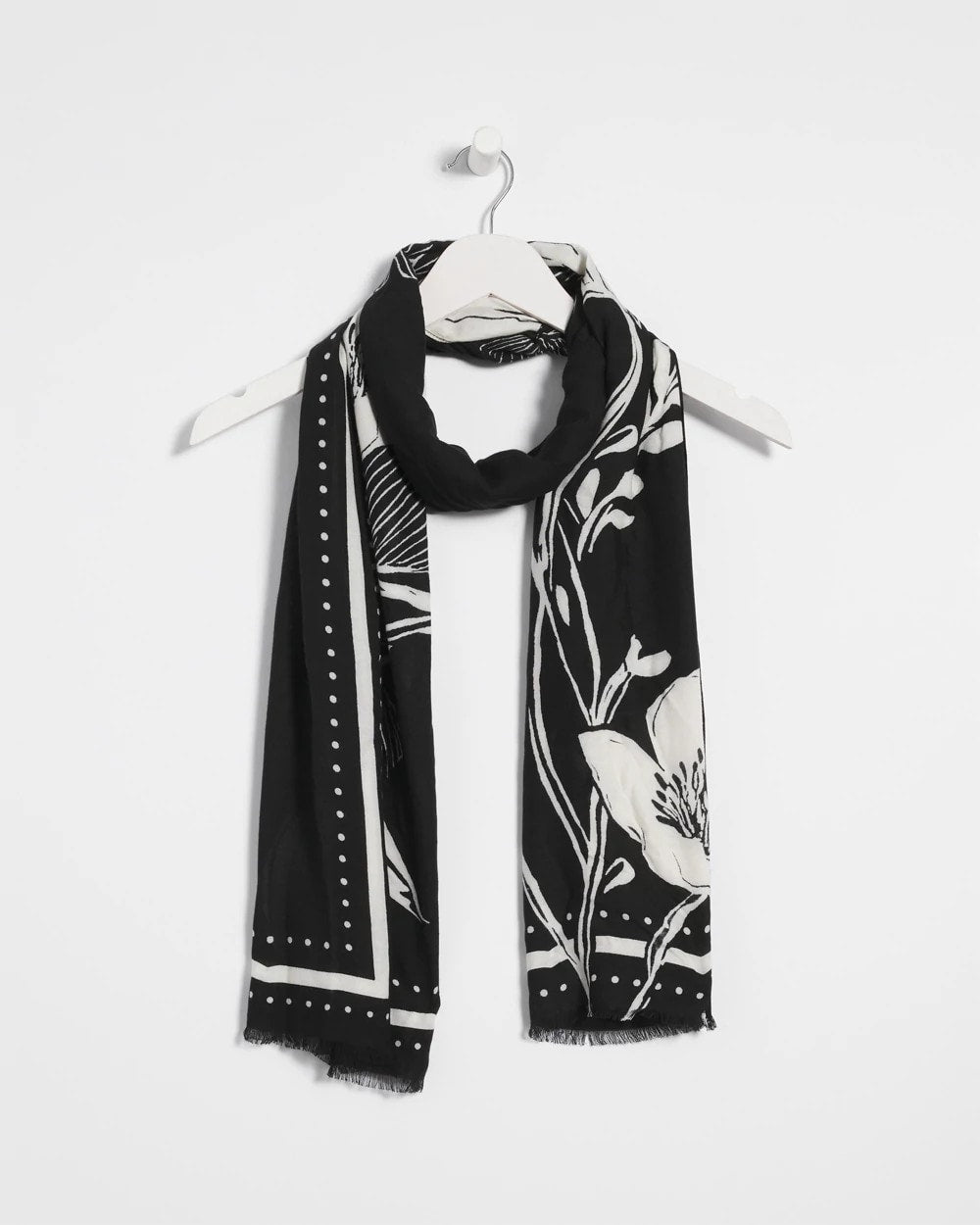 Floral Woven Oblong Scarf - Chico's