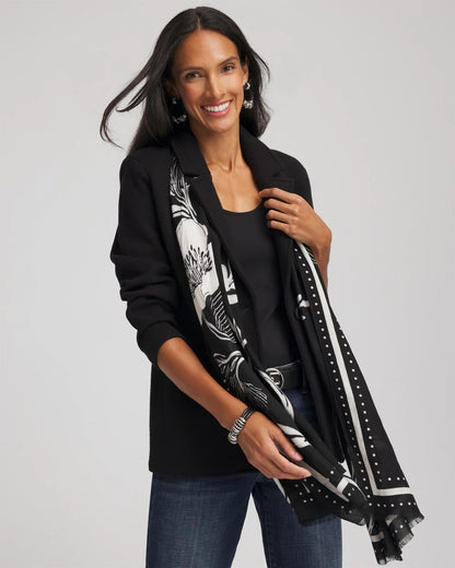 Floral Woven Oblong Scarf - Chico's
