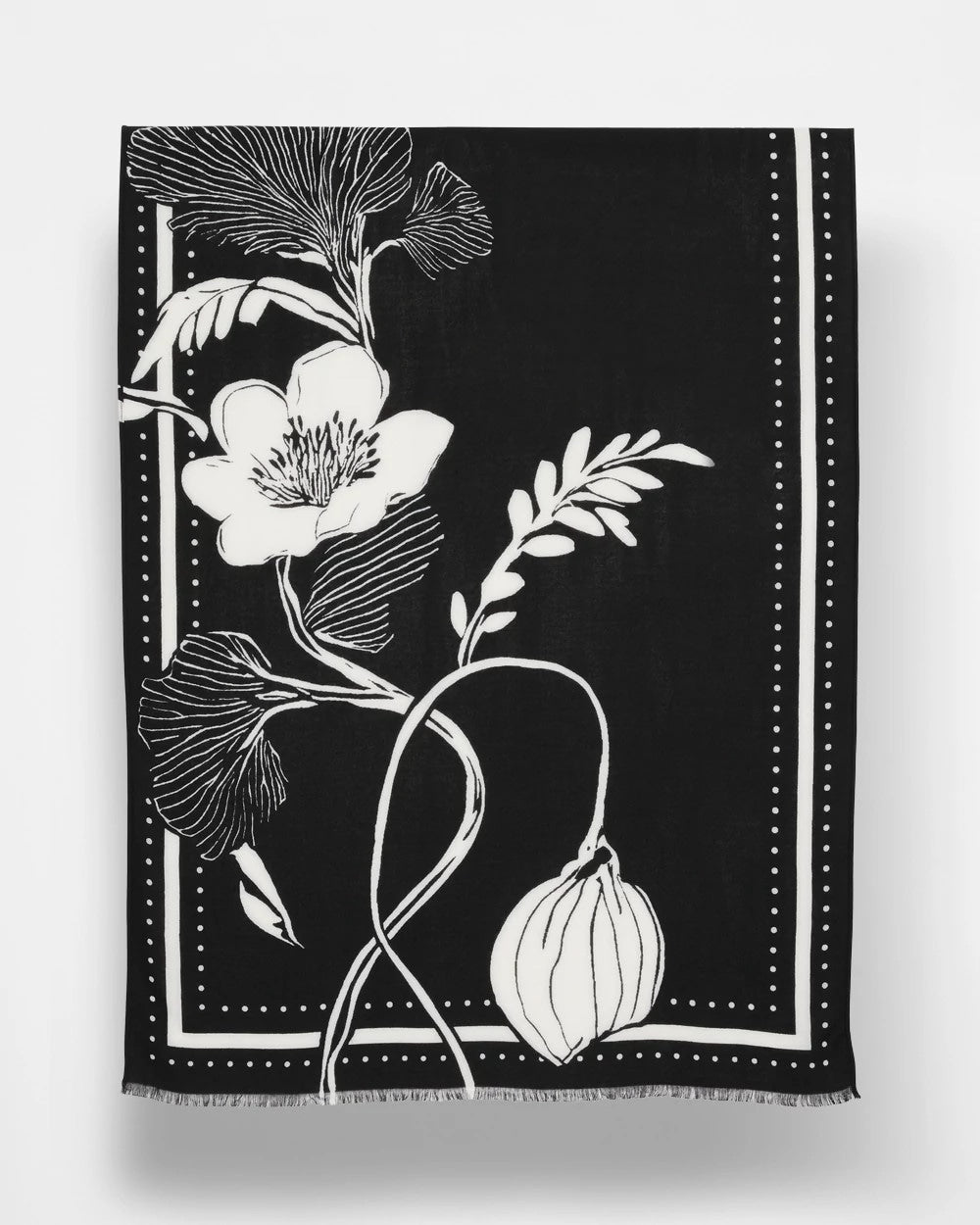 Floral Woven Oblong Scarf - Chico's