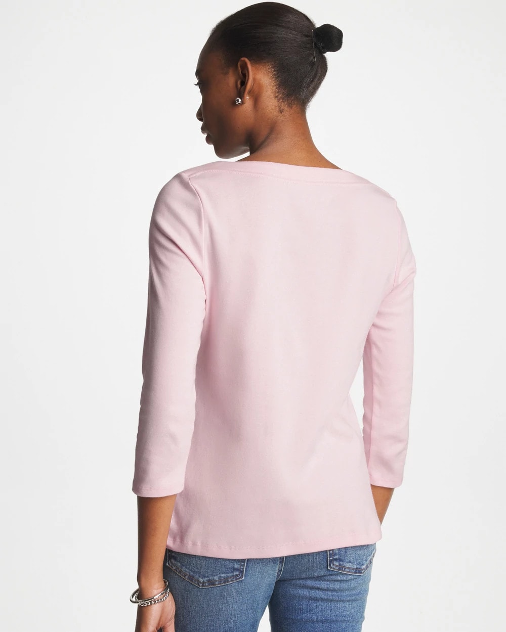 Pima 3/4 Sleeve Tee - Chico's