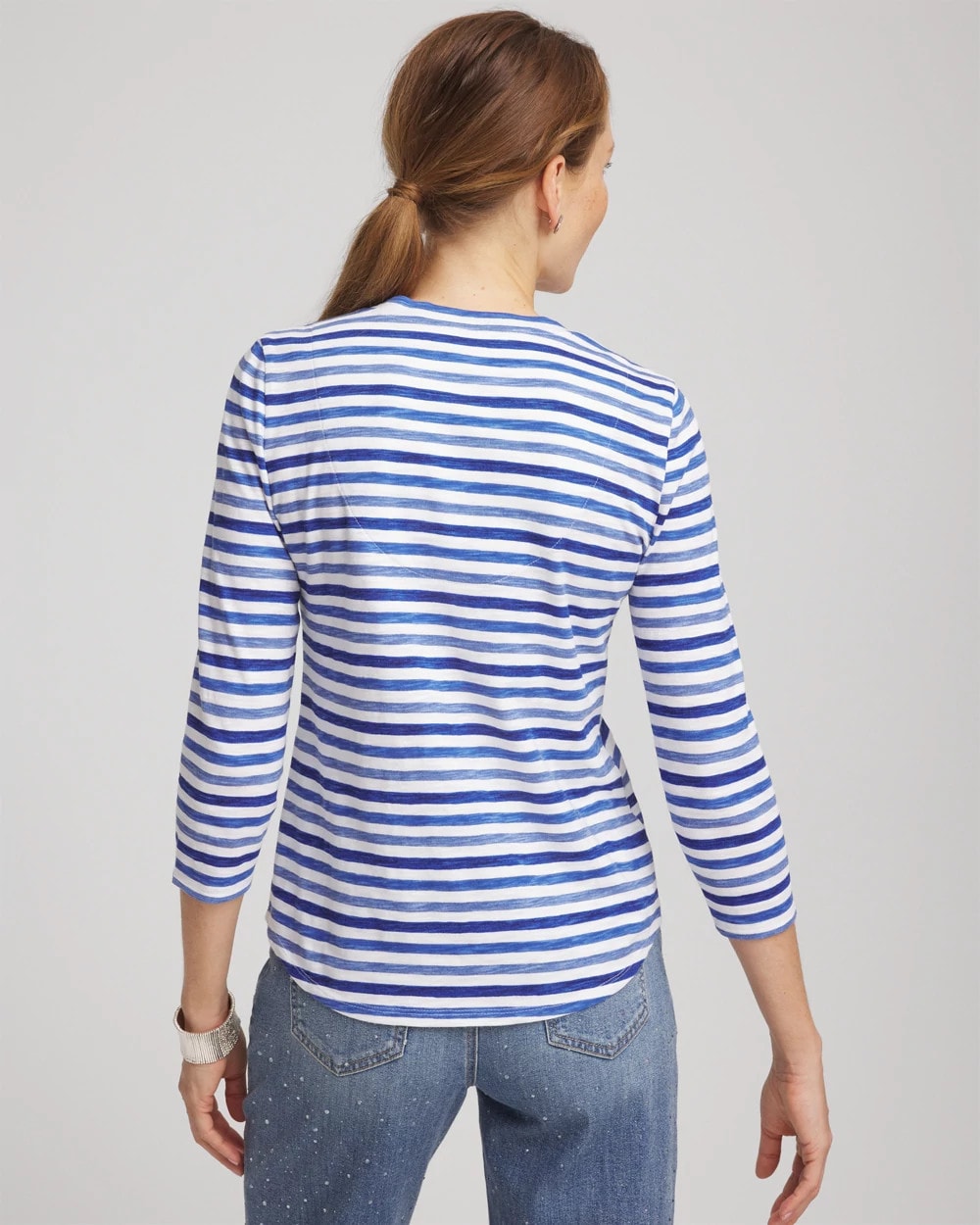 Slub 3/4 Sleeve Tee - Chico's