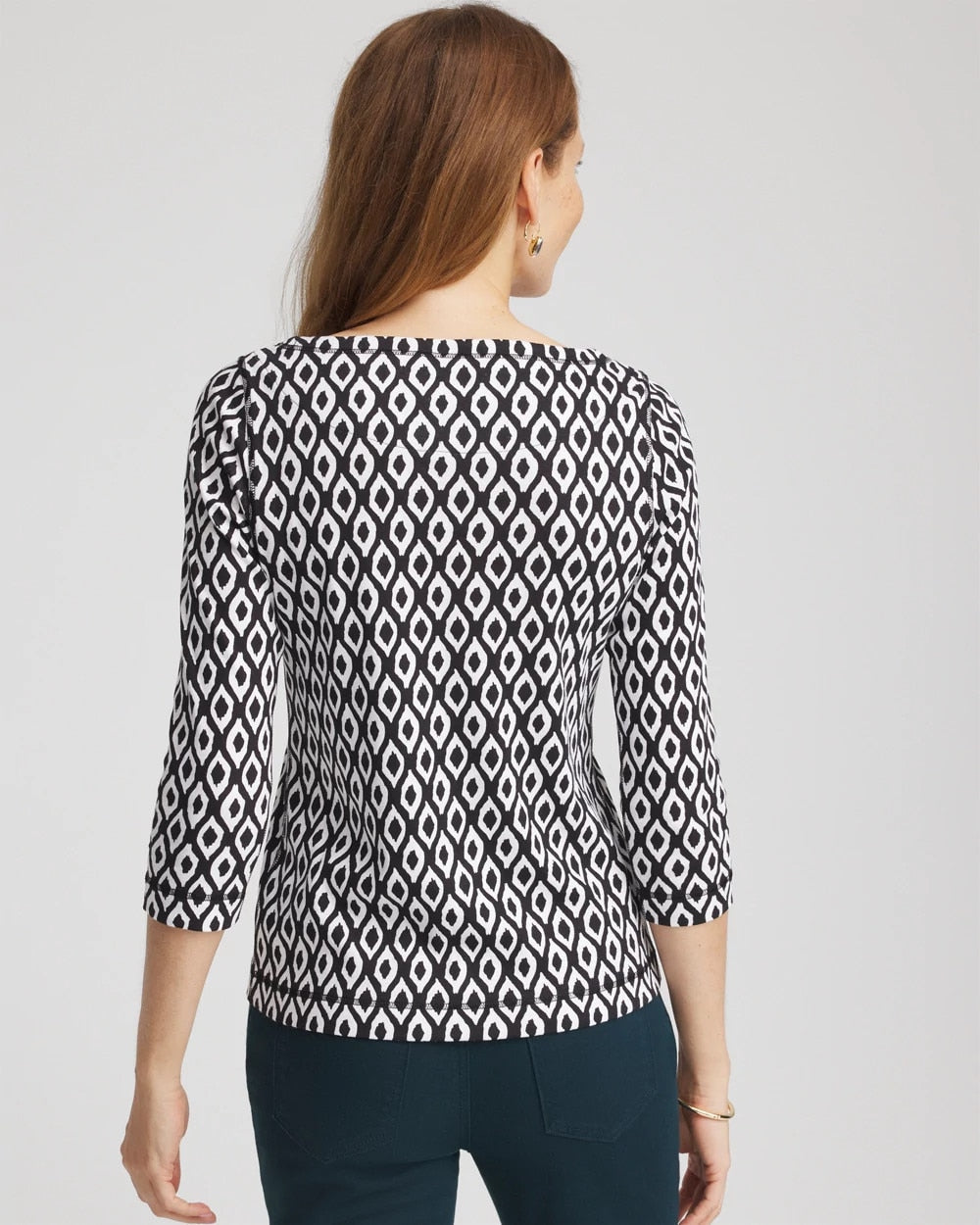 Pima 3/4 Sleeve Tee - Chico's
